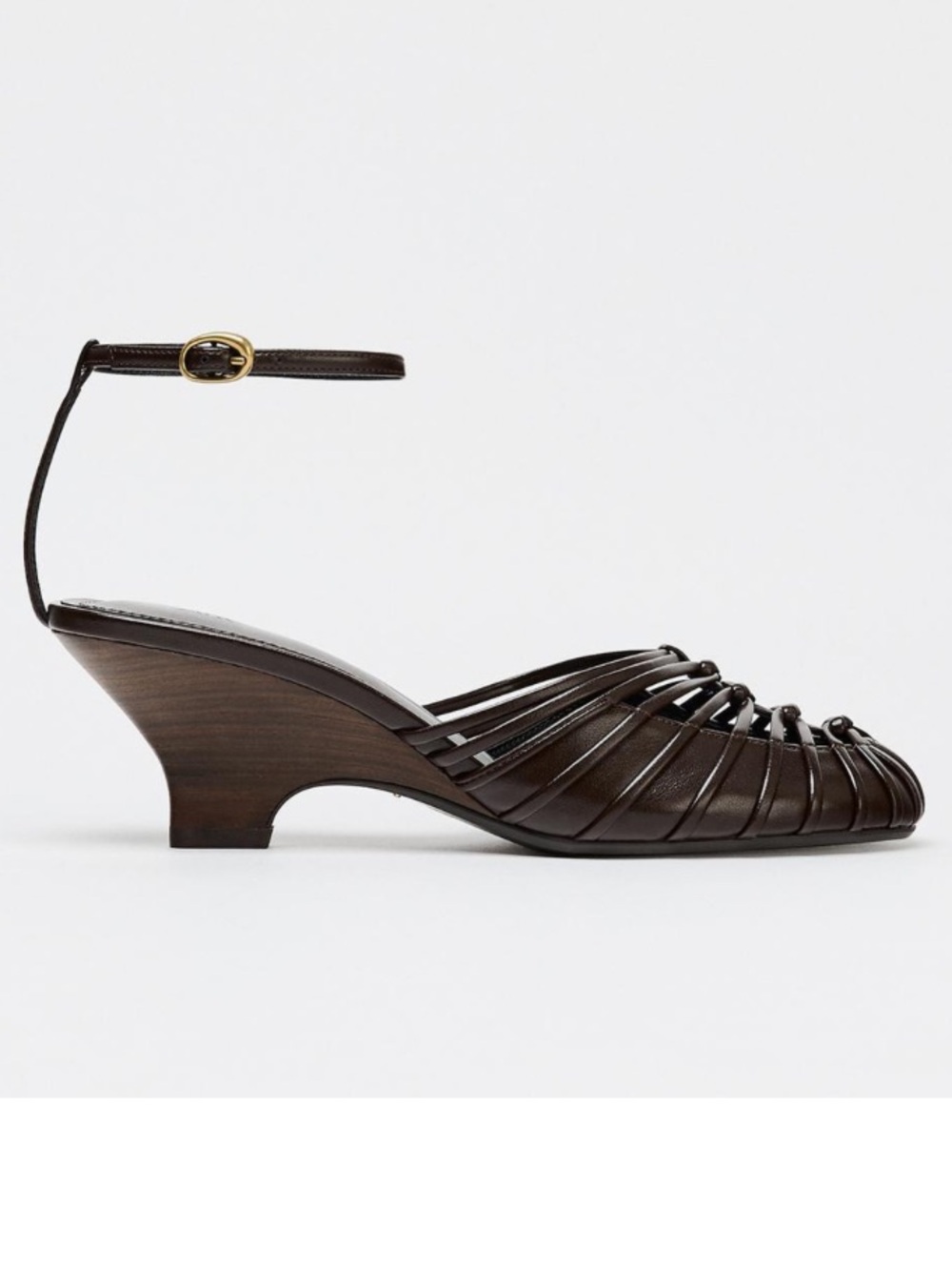 NWT Zara Wedge Fisherman Sandals - 8